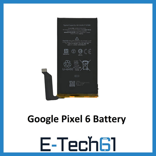 For Google Pixel 6 Replacement Battery 4614 MAH Premium Quality