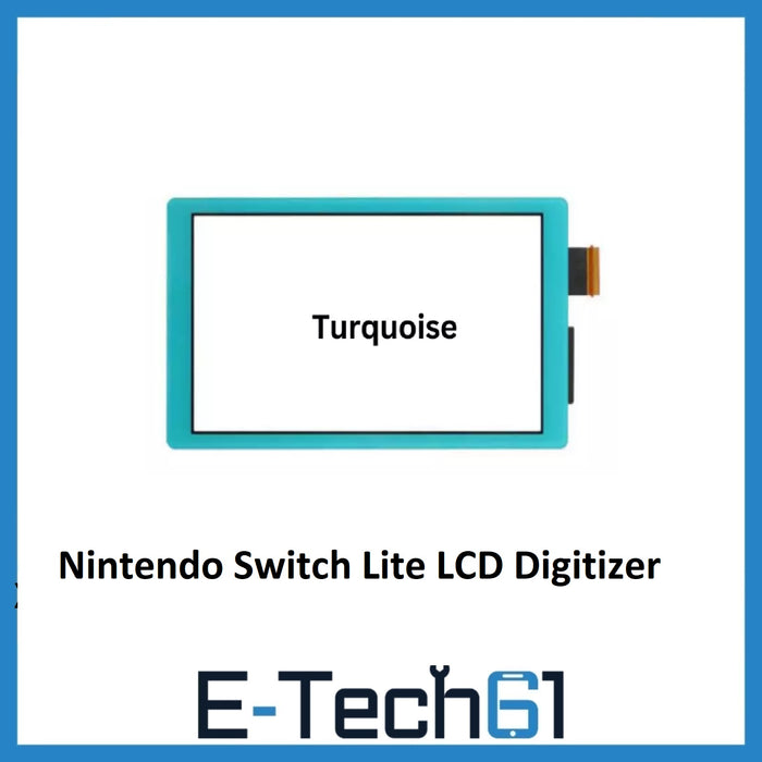 For Nintendo Switch Lite LCD Touch Glass Digitizer Replacement ( Turquoise )