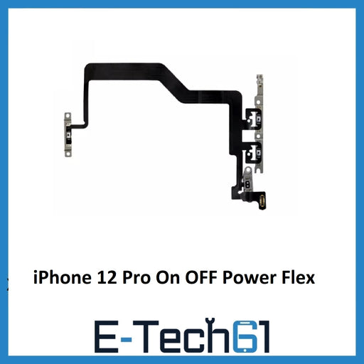 For iPhone 12 Pro On OFF Power Button Flex cable with volume button