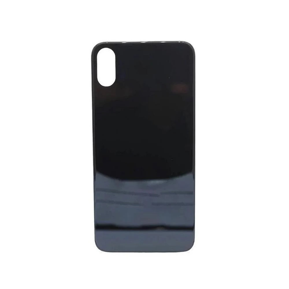 For Apple iPhone X Replacement Back Glass (Black) E-Tech61