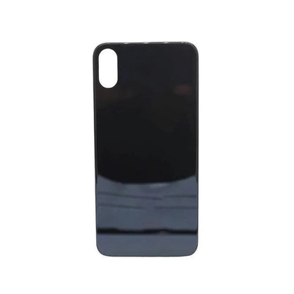 For Apple iPhone X Replacement Back Glass (Black) E-Tech61