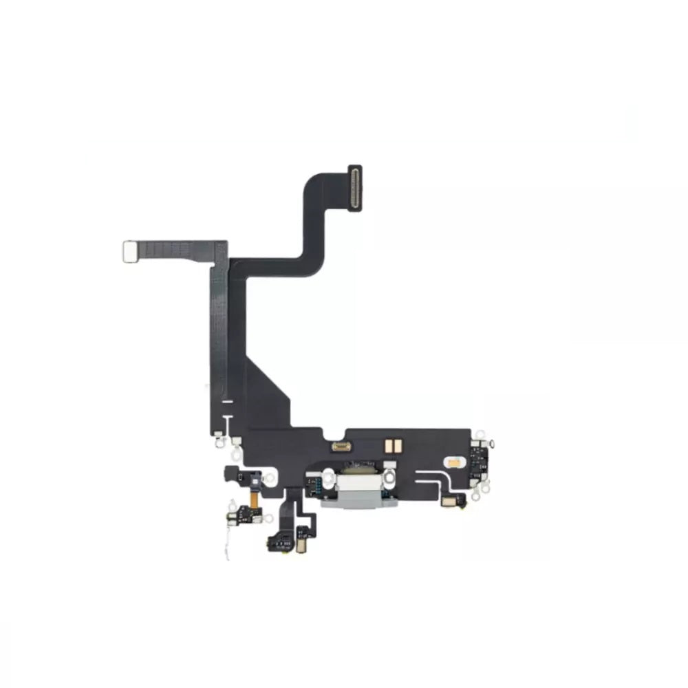 iPhone 13 Pro White Charging Port Flex Cable Original with IC