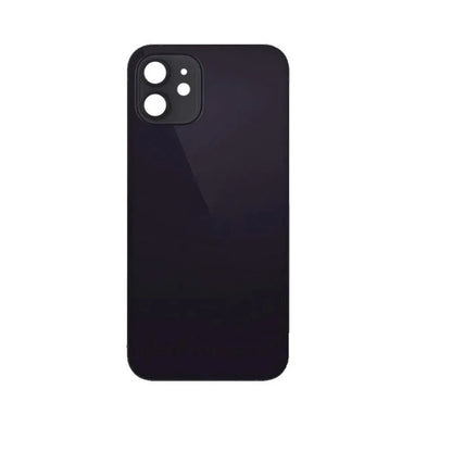 For Apple iPhone 12 Replacement Back Glass (Black) E-Tech61