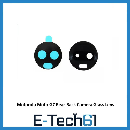 For Motorola Moto G7 Rear Back Camera Glass Lens With Adhesive Replacement
