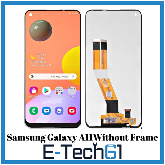 Samsung A11 LCD without Frame Replacement Premium Quality -E-Tech61