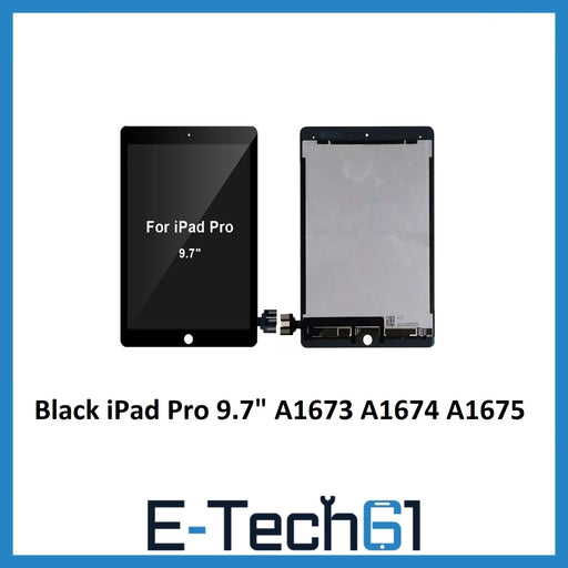 Black iPad Pro 9.7" A1673 A1674 A1675 LCD Display Touch Screen Glass Digitizer