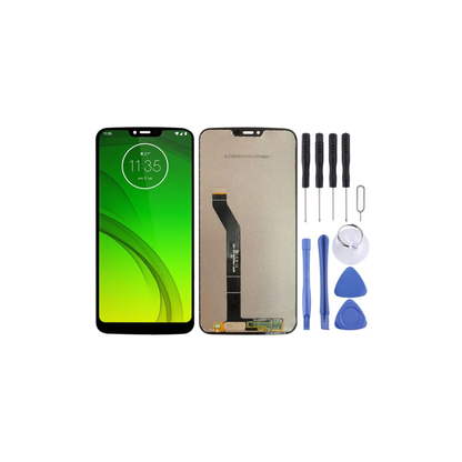 TFT LCD Screen for Motorola MOTO G7 Power, EU Version with Digitizer Full Assembly(Black) E-Tech61