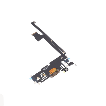 For Apple iPhone 12 Pro Max Replacement Charging Port Flex (Gold) E-Tech61.