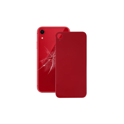 For Apple iPhone XR Replacement Back Glass (Red) E-Tech61