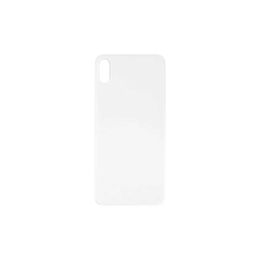 For Apple iPhone X Replacement Back Glass (White) E-Tech61