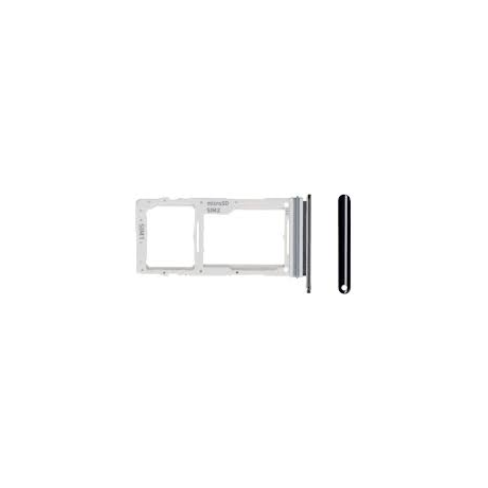 For Samsung Galaxy S10 Lite G770 Replacement Dual Sim Card Tray (Prism Black) E-Tech61