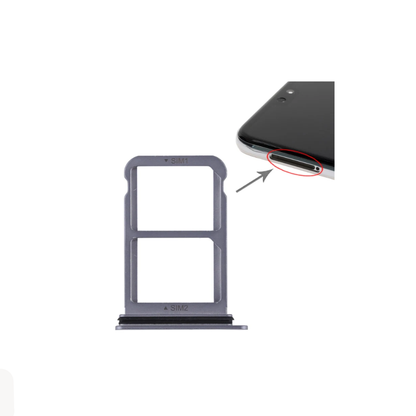 For Huawei P20 Replacement Dual SIM Card Tray Holder (Grey) E-Tech61