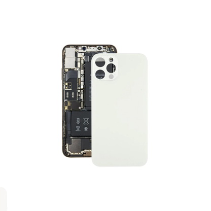 For Apple iPhone 12 Pro Replacement Back Glass (White) E-Tech61