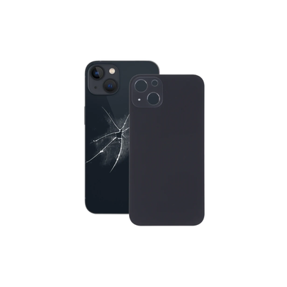 For Apple iPhone 13 Mini Replacement Back Glass (Midnight) E-Tech61