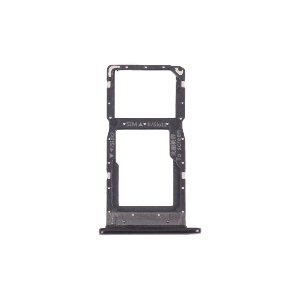 For Huawei P Smart 2019 Replacement SIM & SD Card Tray Holder (Black) E-Tech61
