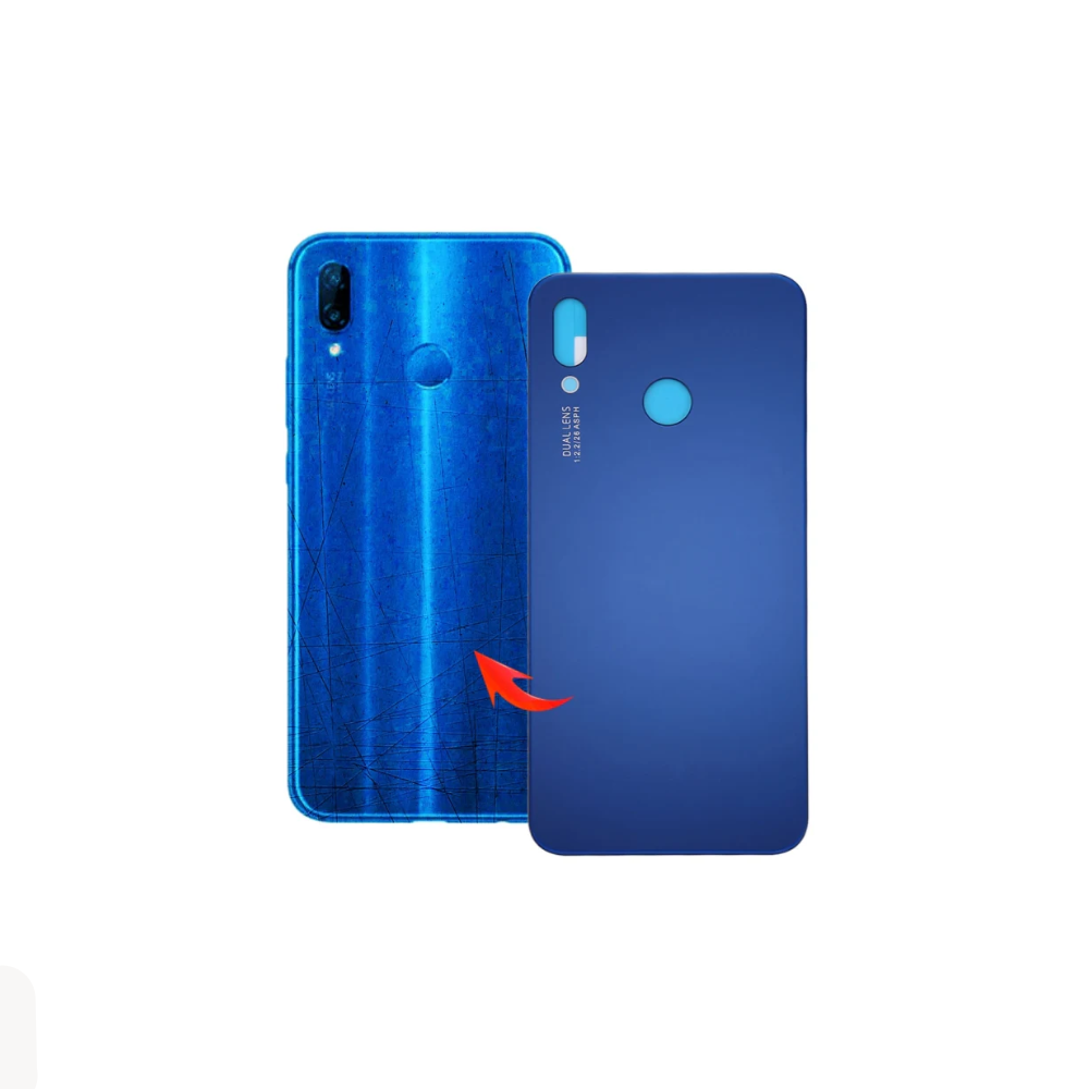 For Huawei P20 Lite Replacement Rear Battery Cover Inc Lens with Adhesive (Klein Blue) E-Tech61