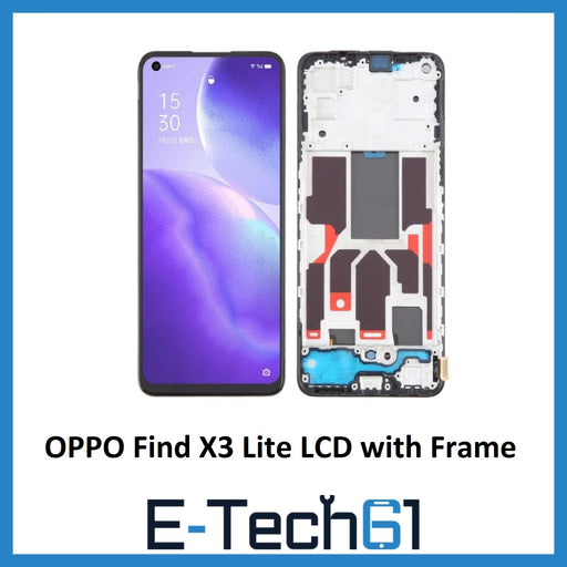 Oppo Find X3 Lite CPH2145 Replacement LCD Screen Digitizer with Frame