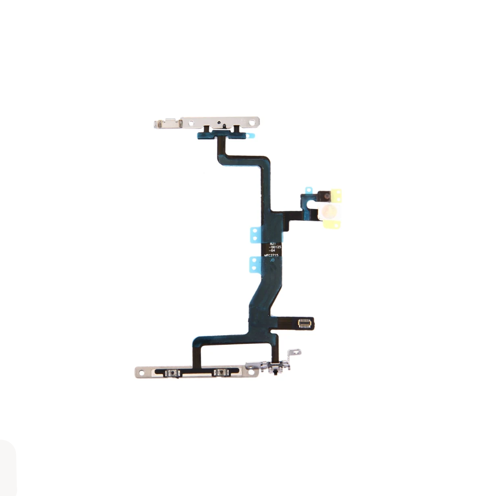 For iPhone 7G Power Flex Cable With Brackets Volume Button Mute Switch