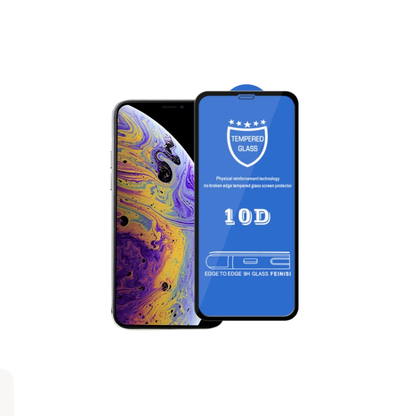 SCREEN PROTECTOR 10D iPhone 11 XR X XS 11 PRO MAX FULL Tempered Glass