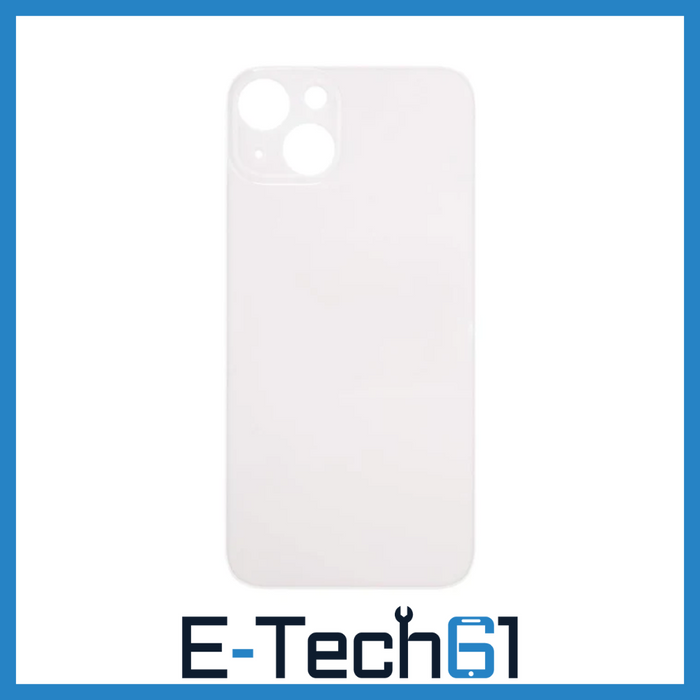 For Apple iPhone 13 Mini Replacement Back Glass (Starlight) E-Tech61
