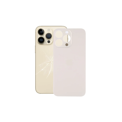 For iPhone 14 Pro Replacement Back Glass (Gold) E-Tech61