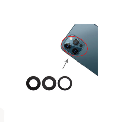 For Apple iPhone 12 Pro Max Replacement Back Camera Lens (Glass Only) E-Tech61