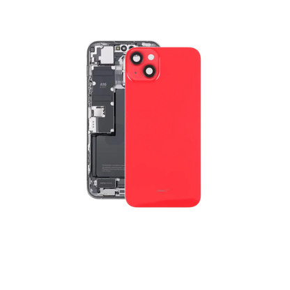 For iPhone 14 Plus Replacement Back Glass (Product Red) E-Tech61