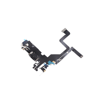 iPhone 14 Pro Black Charging Port Flex Microphone Cable Original With IC