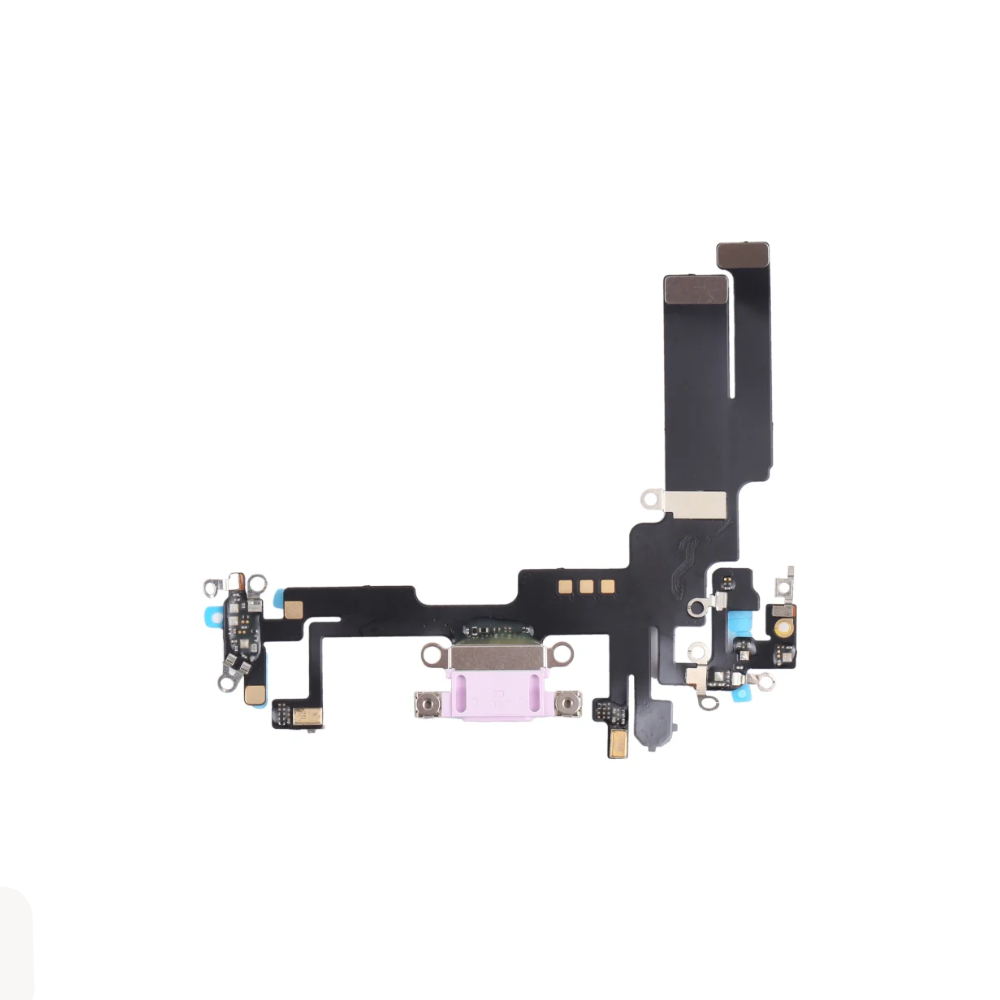For iPhone 14 Purple Charging Port Flex Microphone Original With IC