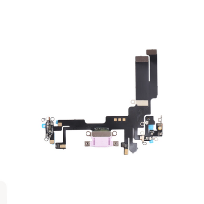 For iPhone 14 Purple Charging Port Flex Microphone Original With IC