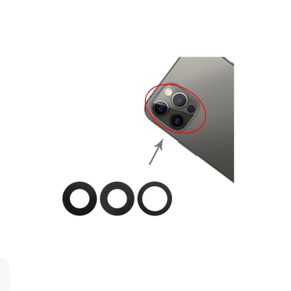 For Apple iPhone 12 Pro Replacement Back Camera Lens (Glass Only) E-Tech61