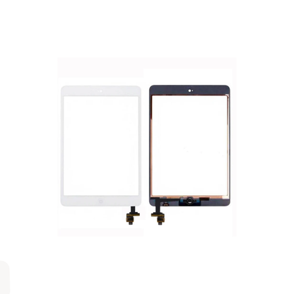 For Apple iPad Mini 1 / Mini 2 Replacement Touch Screen Digitiser with Home Button Assembly (White) E-Tech61