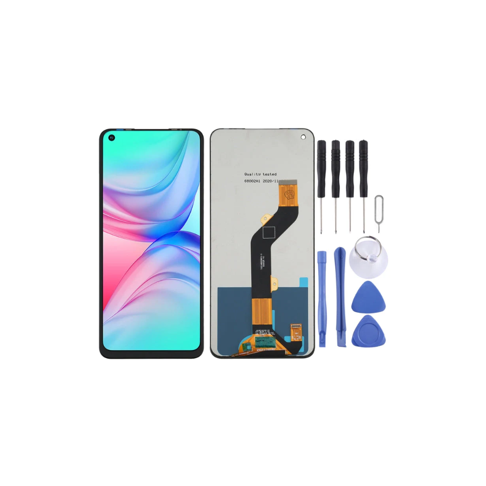 TFT LCD Screen for Infinix Hot 10 X682B, X682C with Digitizer Full Assembly E-Tech61