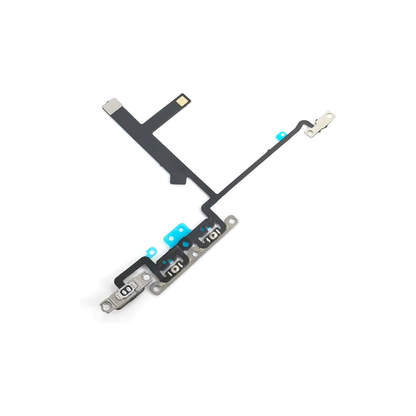 For iPhone XS Volume Button Flex Cable Mute Switch with Metal Brackets