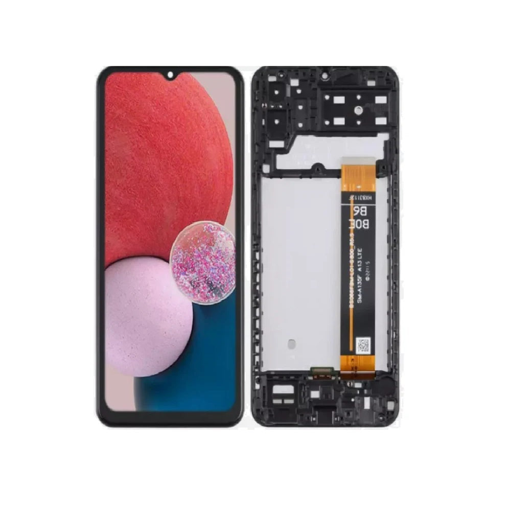 For Samsung Galaxy A13 4G SM-A135 Replacement LCD Touch Screen Digitizer + Frame