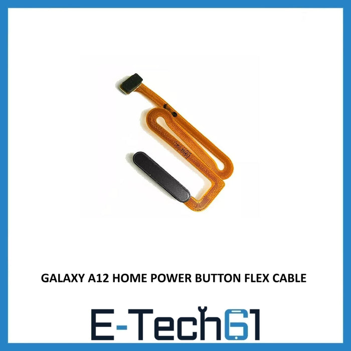 FOR SAMSUNG GALAXY A12 HOME POWER BUTTON FLEX CABLE FINGERPRINT SENSOR