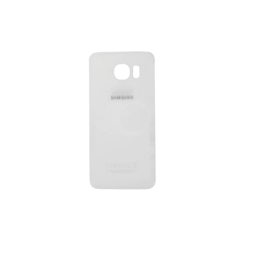 For Samsung Galaxy S6 Replacement Rear Battery Cover with Adhesive (White) E-Tech61