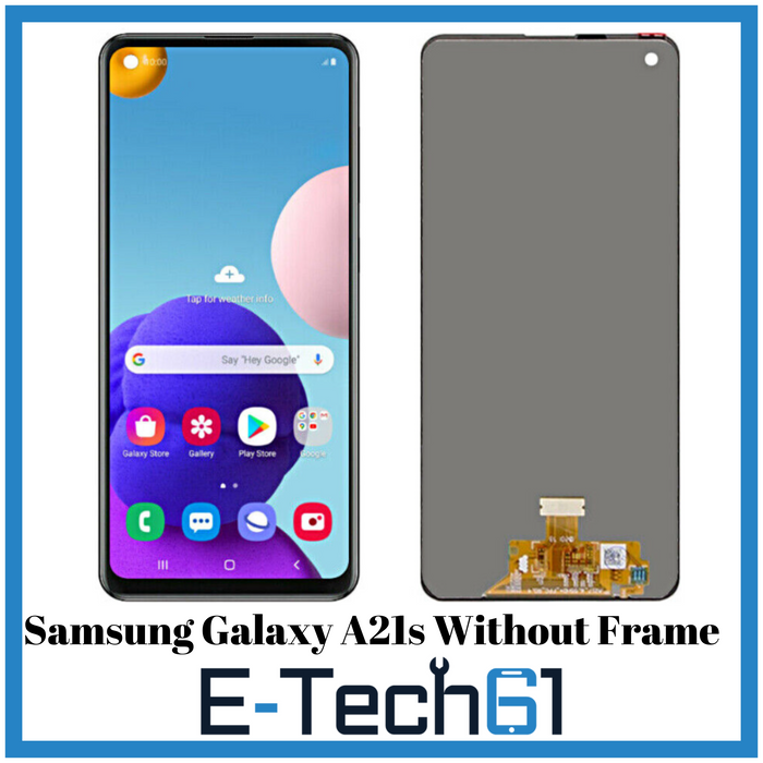 Samsung A21S LCD without Frame Replacement Premium Quality -E-Tech61
