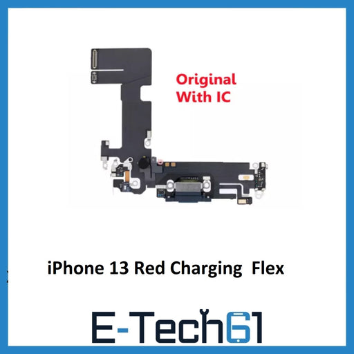 iPhone 13 Red Charging Port Flex Cable Original with IC