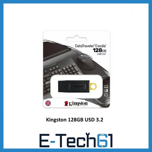 GENUINE ORIGINAL Kingston 128GB Data Traveler Exodia USB 3.2 Memory Flash Drive