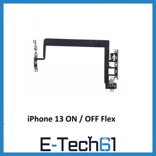 For iPhone 13 ON / OFF Power Volume Button Flex Cable with Mute Switch Buttons