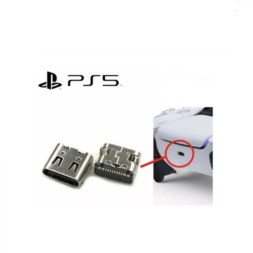 For PS5 Controller USB Type C Charging Port Socket Connector Jack Replacement