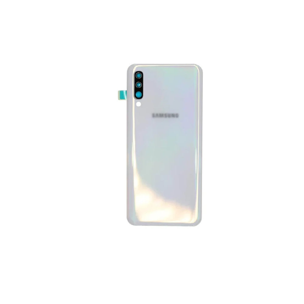 For Samsung Galaxy A50 A505 Replacement Rear Battery Cover with Adhesive (White) E-Tech61