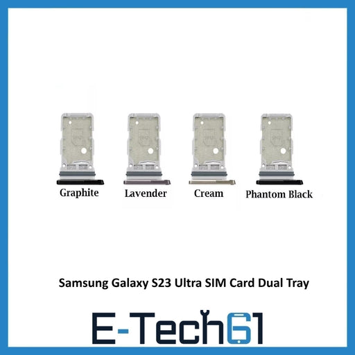 For Samsung Galaxy S23 Ultra SIM Card Dual Tray Slot Replacement