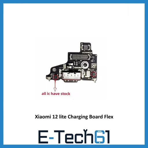 For Xiaomi 12 lite Charging Port Board Flex With IC Replacement