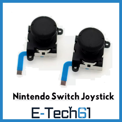 For Nintendo Switch Joy-con Controller Joy Stick Replacement 2X Pack OF 2 Black