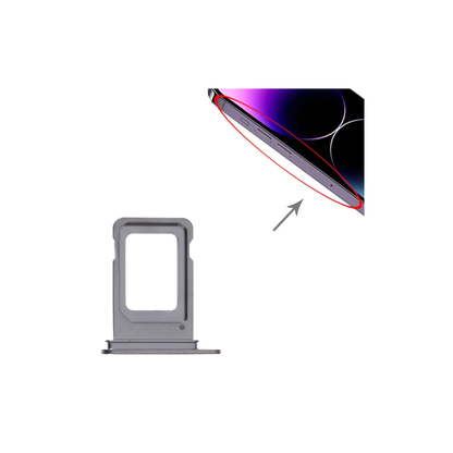 For iPhone 14 Pro / 14 Pro Max Replacement Sim Card Tray (Deep Purple) E-Tech61