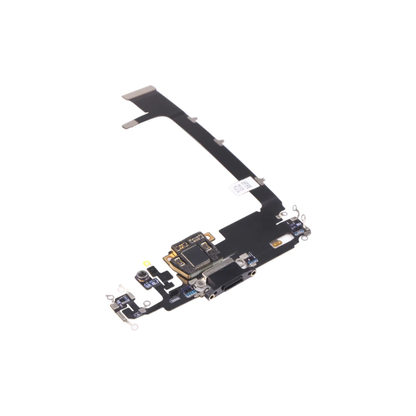 For Apple iPhone 11 Pro Max Replacement Charging Port Flex With Main Microphone and sub board (Black) E-Tech61