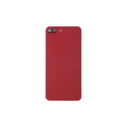 For Apple iPhone 8 Plus Replacement Back Glass (Red) Without Lens E-Tech61