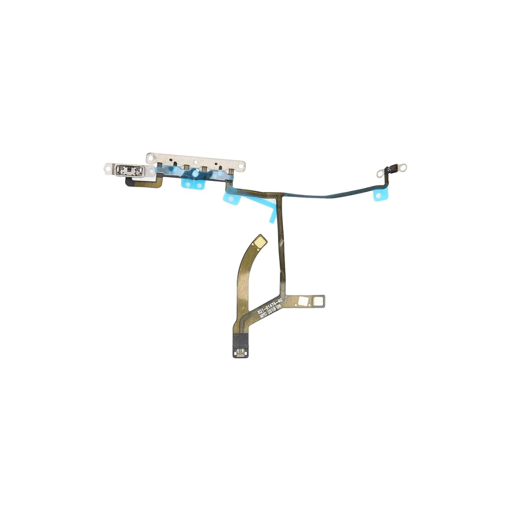 For iPhone XS MAX Volume Flex Cable Mute Switch Flex With Brackets